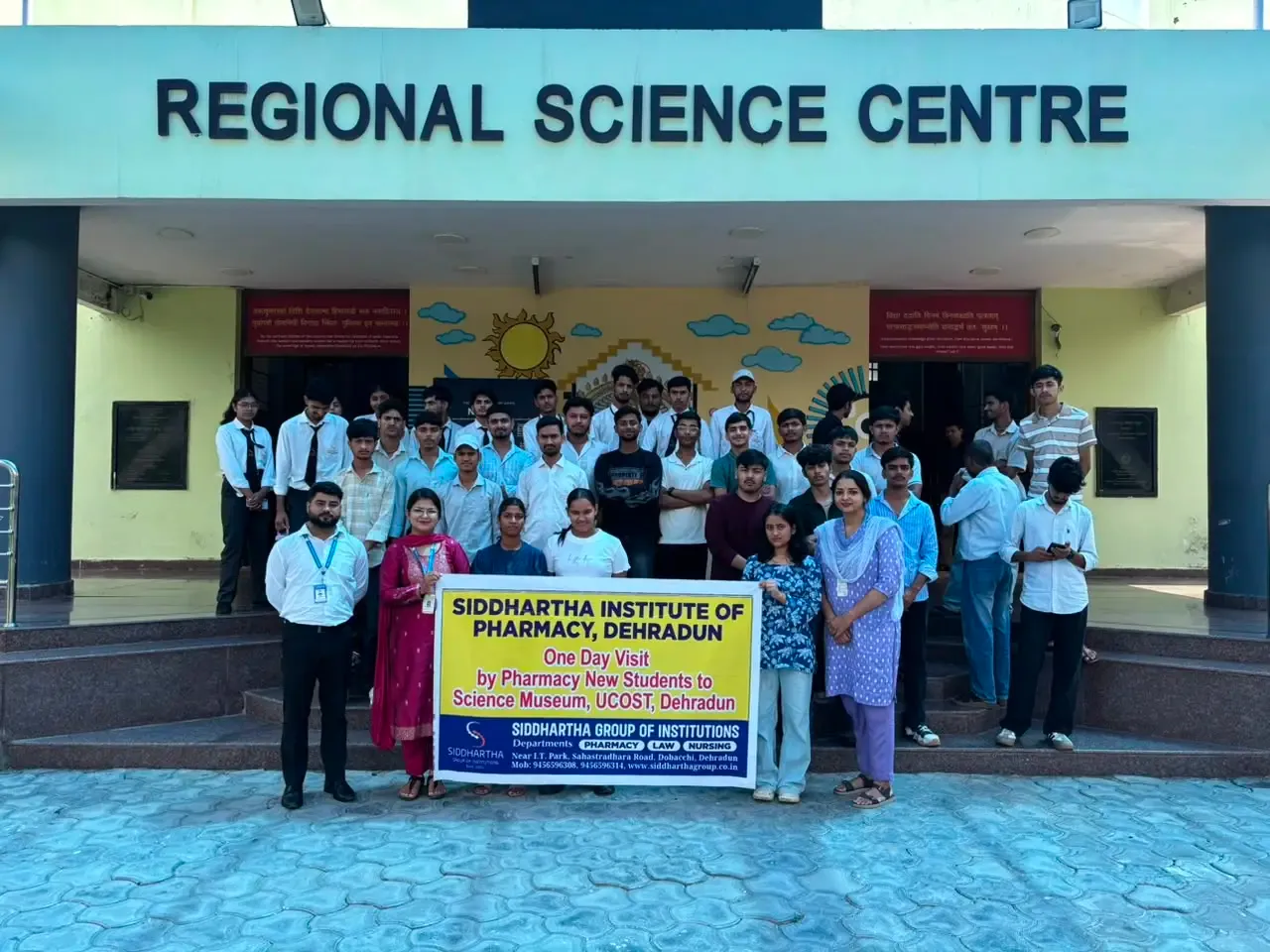 Siddhartha Institute of Pharmacy students educational visit to UCOST Dehradun B.Pharm and D.Pharm students visiting UCOST Dehradun for practical learning