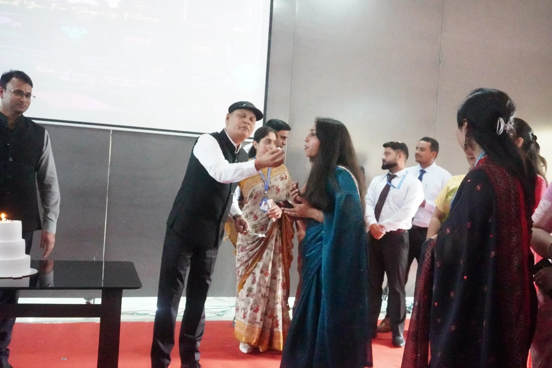 Pharmacy Law and Nursing students celebrating Teacher’s Day