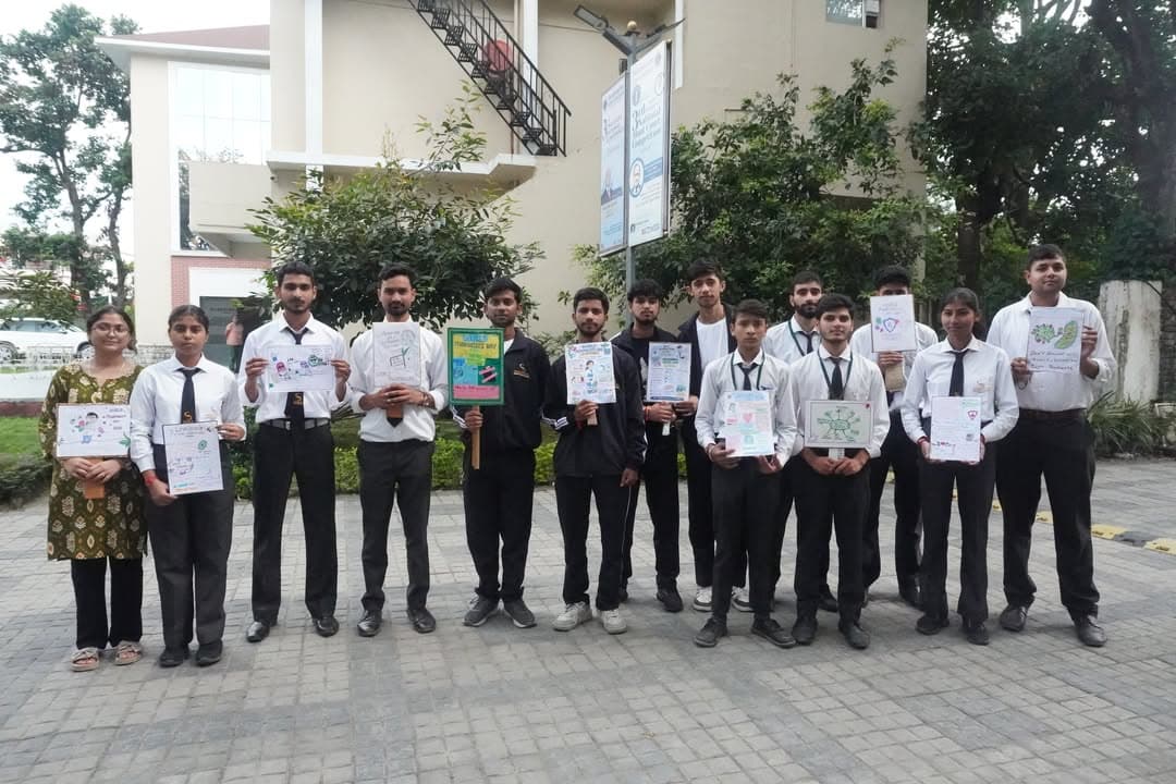 Pharmacy students participating in Medical Awareness Rally in Dehradun