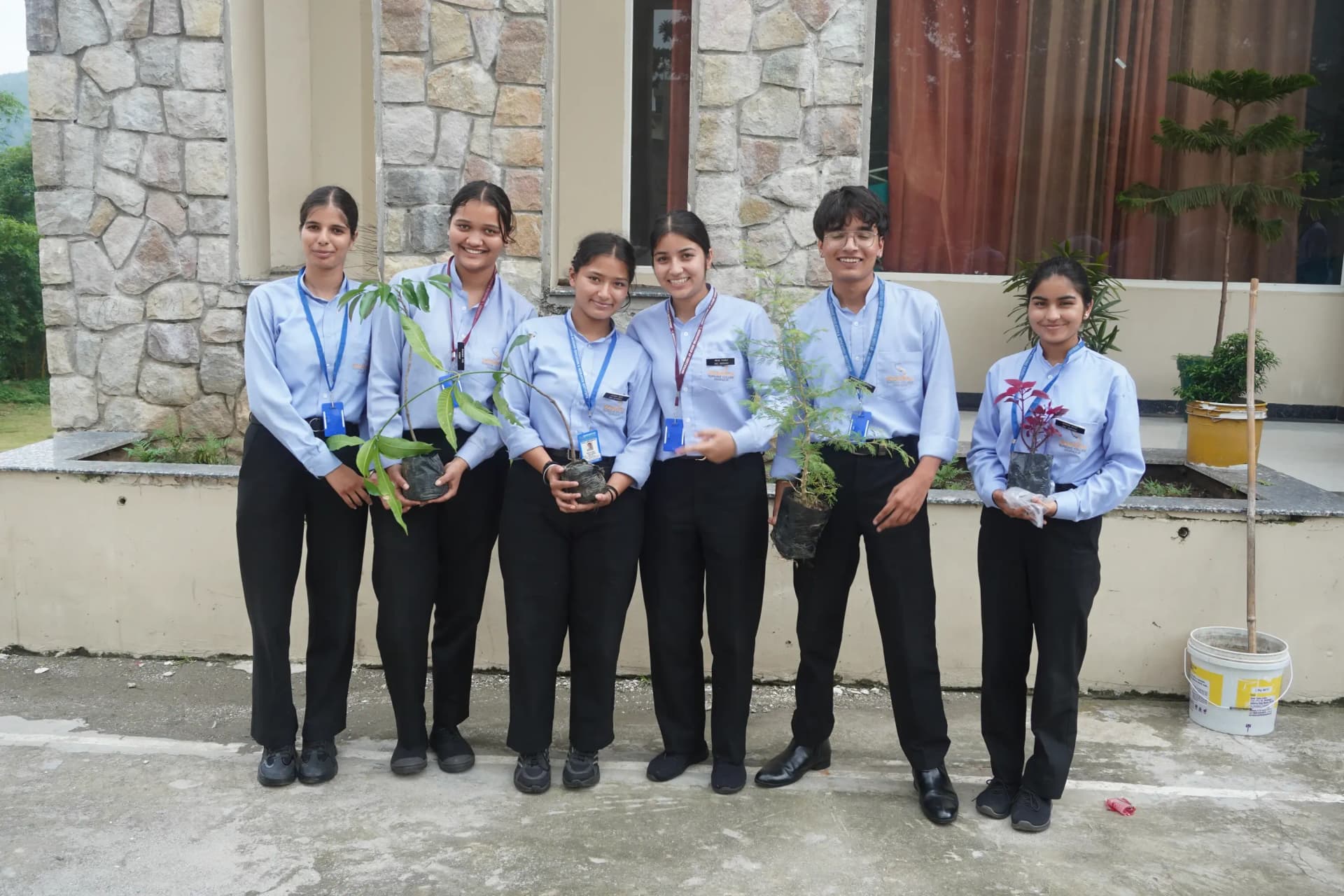 Tree plantation activity during Harela at Siddhartha Nursing Education & Research Institute, Dehradun