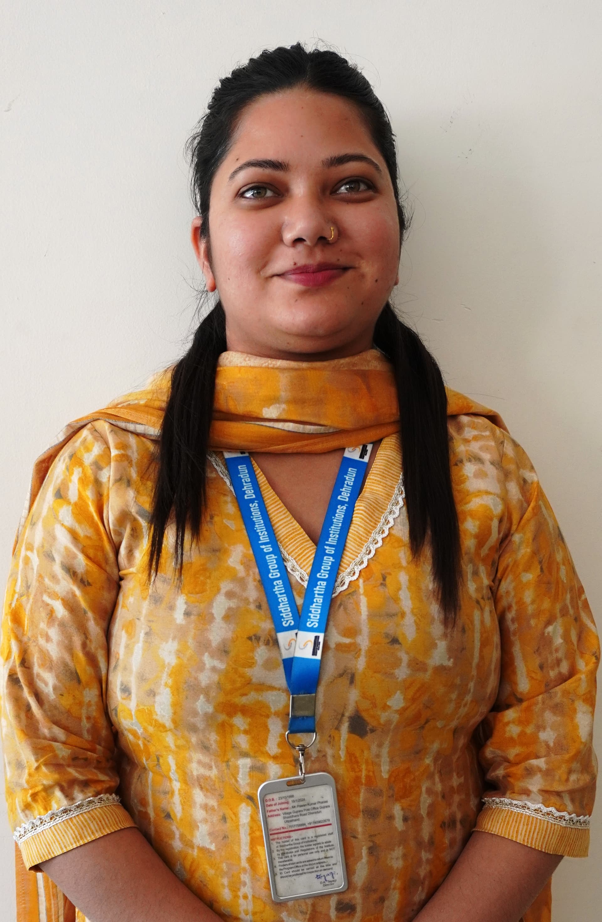 Ms. Priyanka Arya
